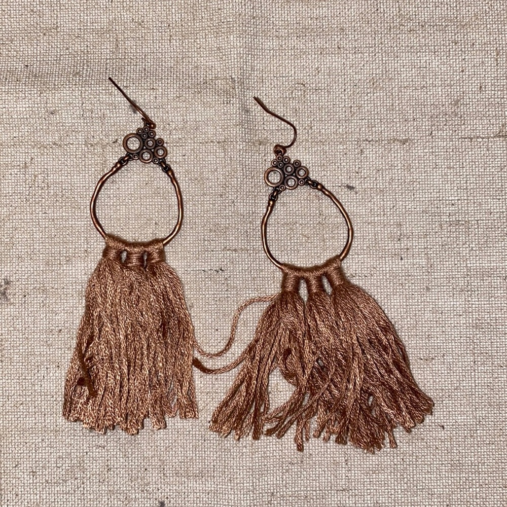 Fringe earrings